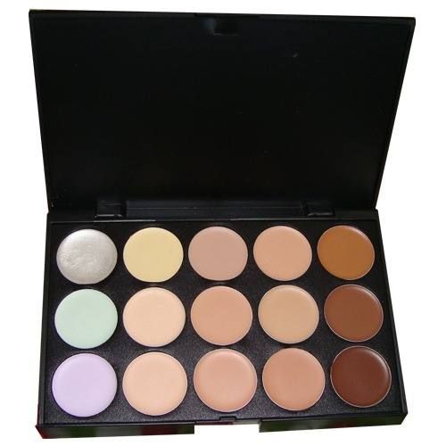 Paleta 15 Cores Bases/ Corretivos/ Iluminador
